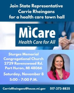 Healthcare townhall at sturges memorial congregational church